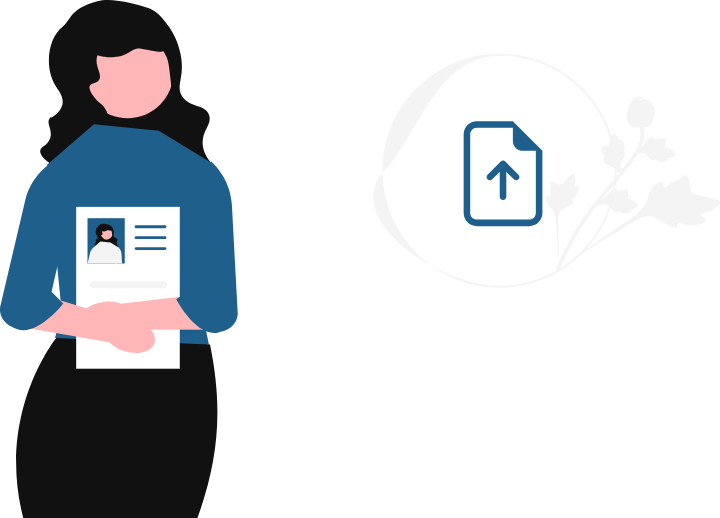 大手Web系企業を目指す準備をするイラスト